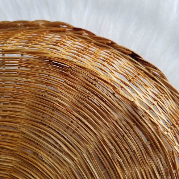 Vintage Boho Straw Plates (3 pc) - Picture 15 of 16